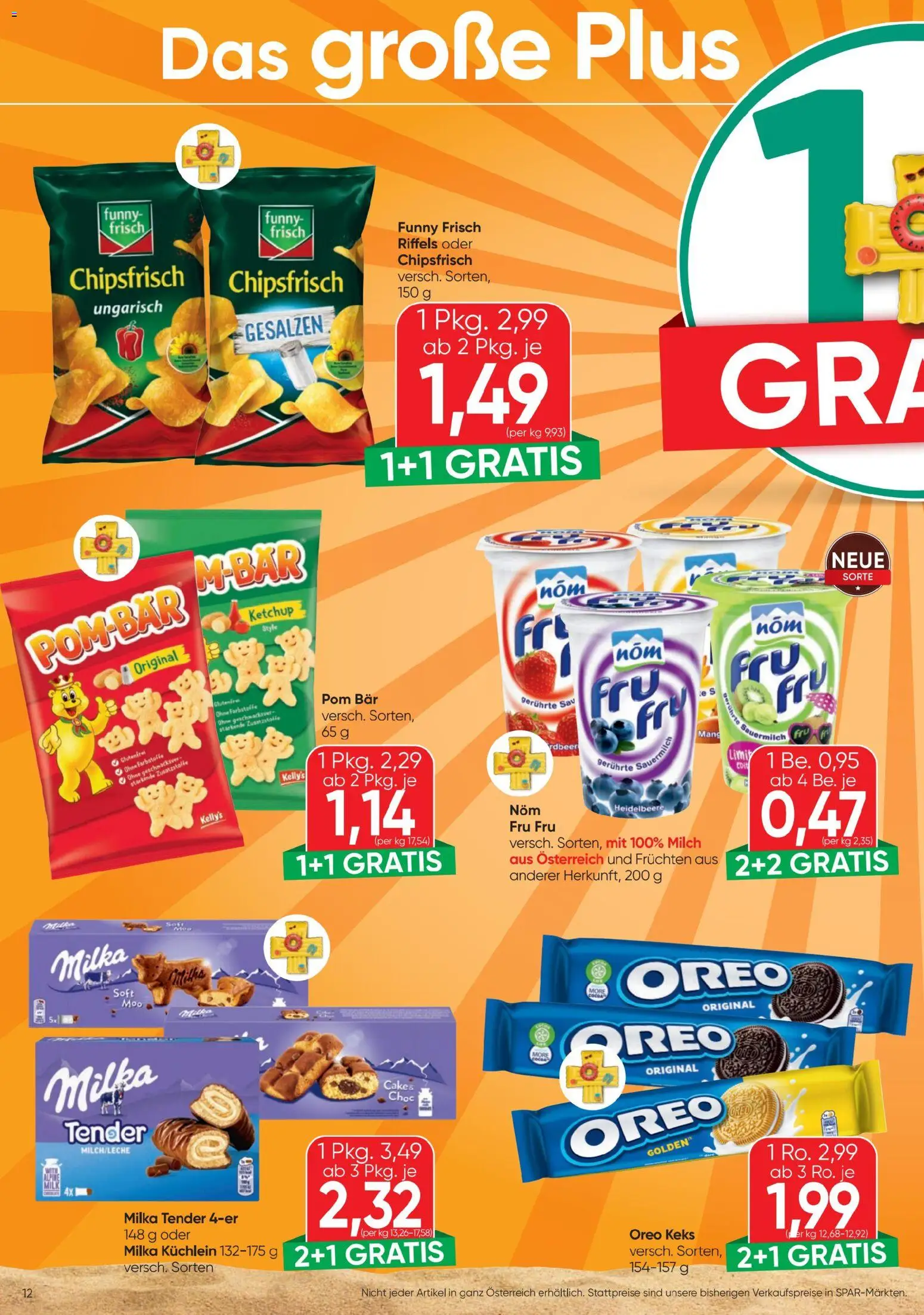 Spar - Flugblatt gültig ab 30.07.2026 | Seite: 12 | Produkte: Ketchup, Milch