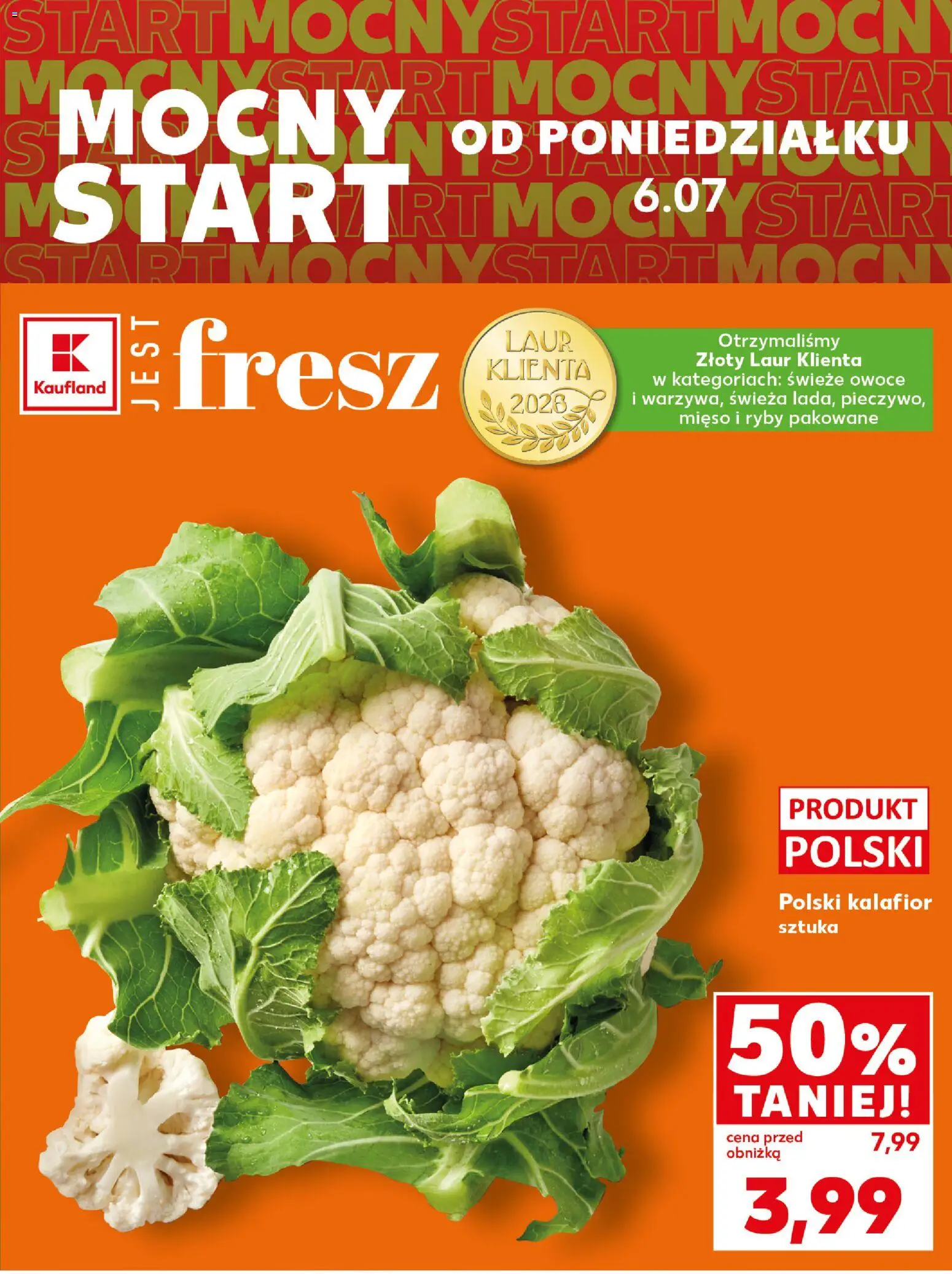 Kaufland Polsko leták - Mocny start od 06.07.2026 | Strana: 4 | Produkty: Ryby
