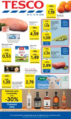 Tesco leták platný od 30.09.2026