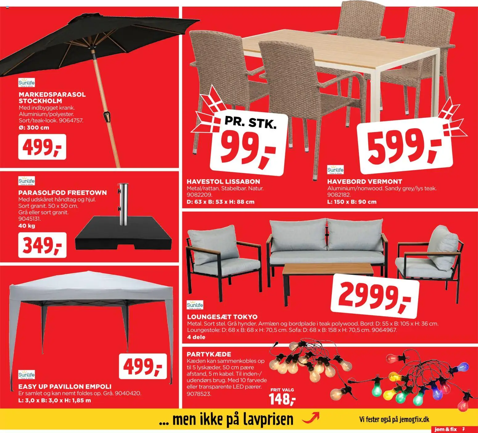 Jem & fix tilbudsavis – gyldig fra 14.06.2026 | Side: 7 | Produkter: Sofa, Bord, Loungesæt