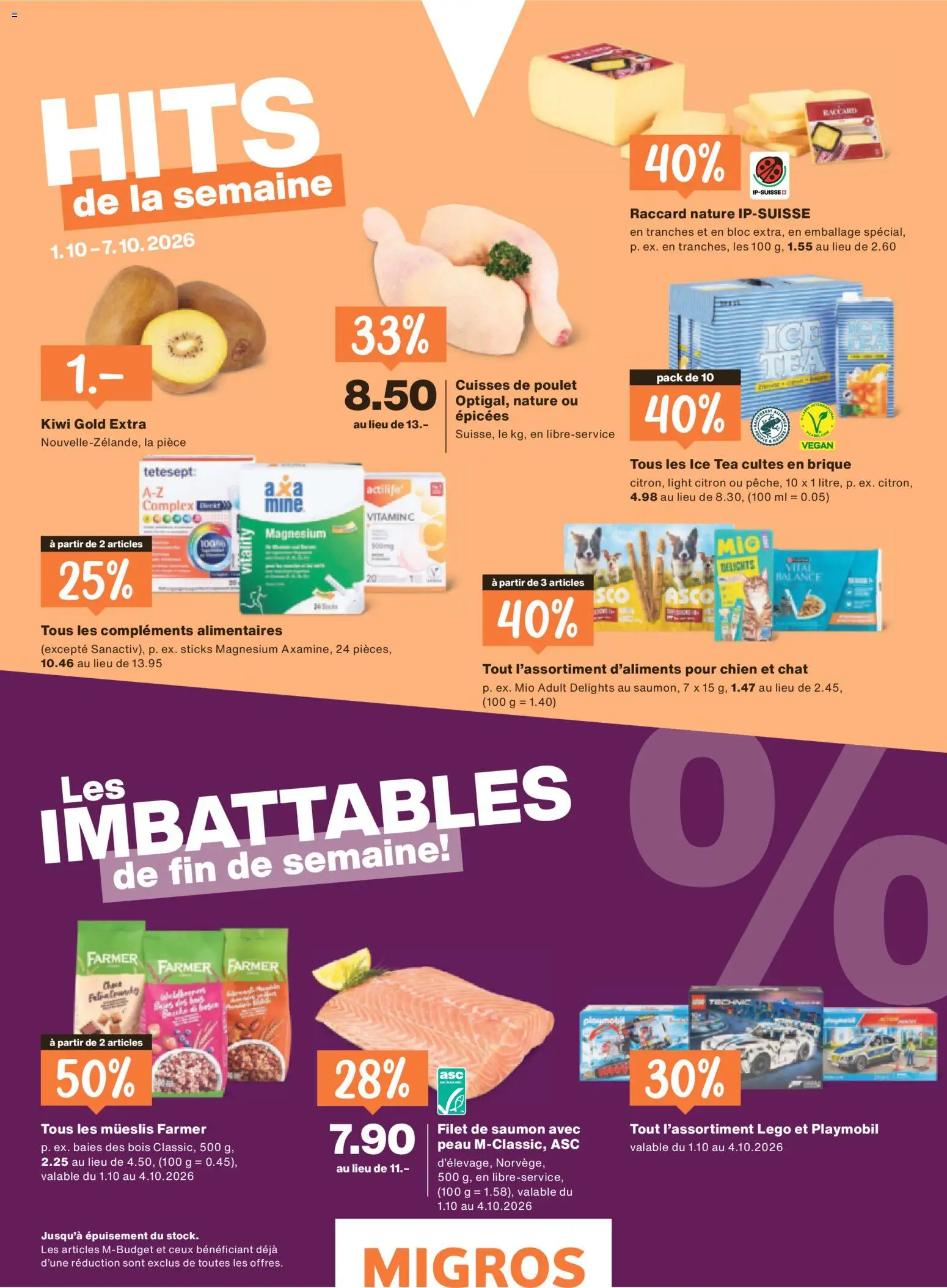 Migros aktionen Magazin FR – gültig ab 30.09.2026 | Seite: 48 | Produkte: Kiwi