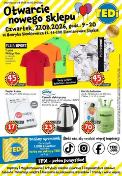 Pogląd oferty "TEDi gazetka - Siemianowice Śląskie" - ważna od 27.08.2026