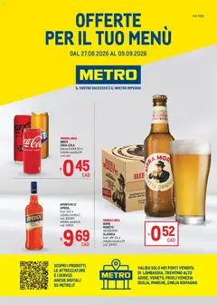 Anteprima del volantino Metro volantino valido a partire dal 27/08/2026