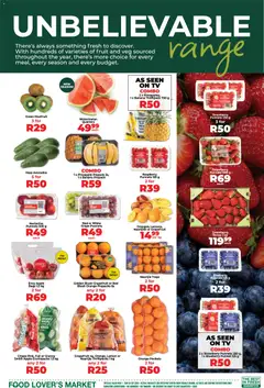Food Lover's Market specials catalogue – valid from 07/09/2026 | Page: 3 | Products: TV, Blush, Pineapple, Fruit