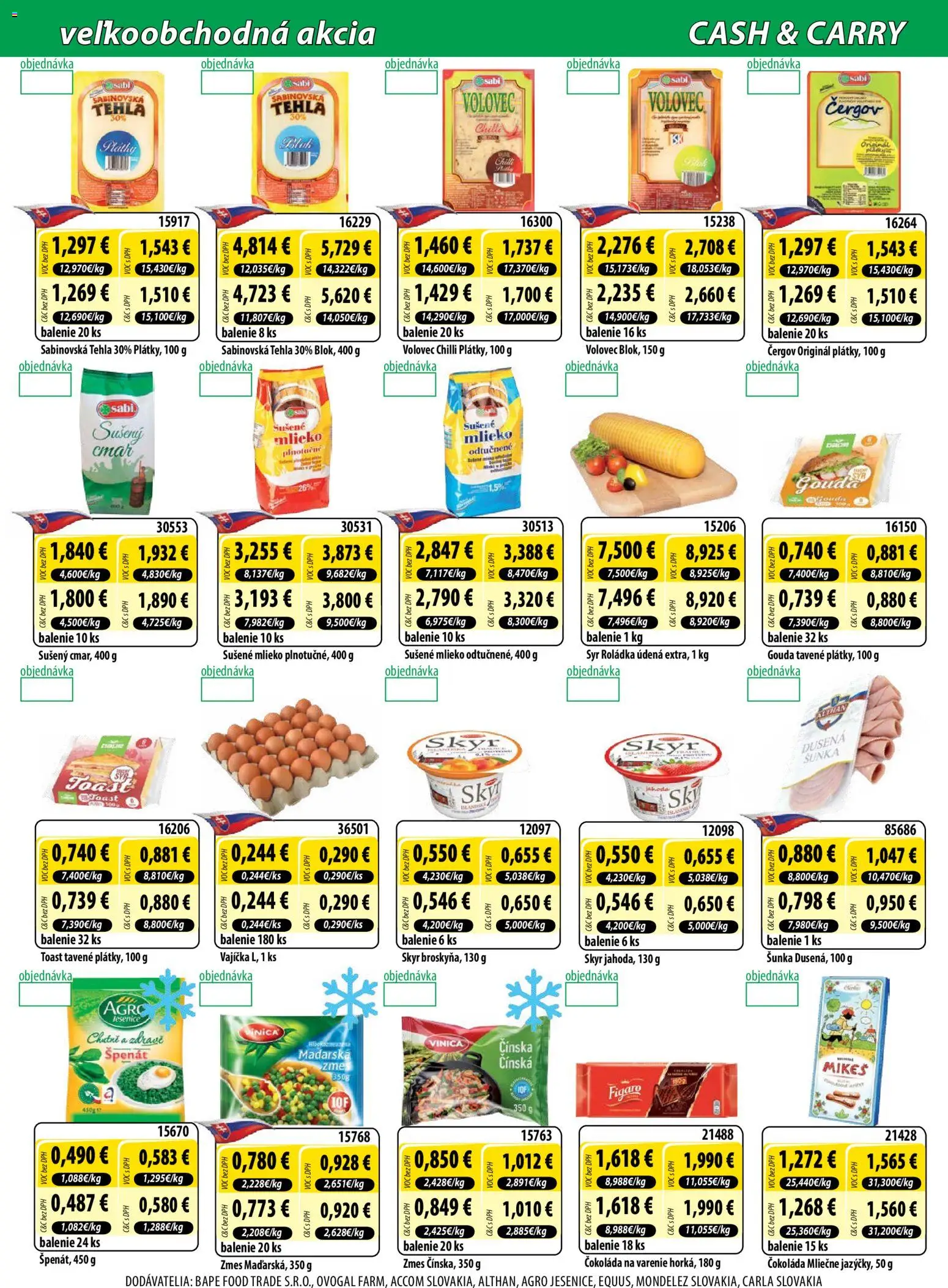 Nové Milk Agro akcie – leták je platný od 08.07.2026 | Strana: 3 | Produkty: Syr, Šunka, Skyr, Čokoláda