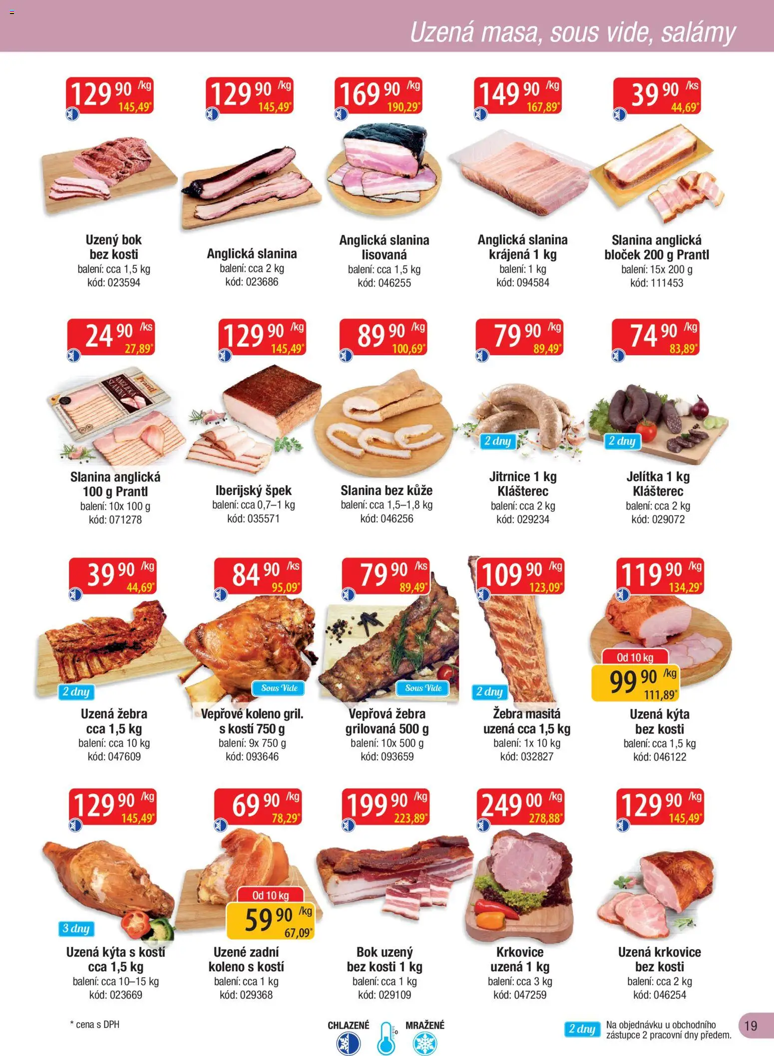 Astur & Qanto leták - Velkoobchod fresh 11/2026 od 01.11.2026 | Strana: 19 | Produkty: Koleno, Uzená kýta, Anglická slanina, Uzená krkovice