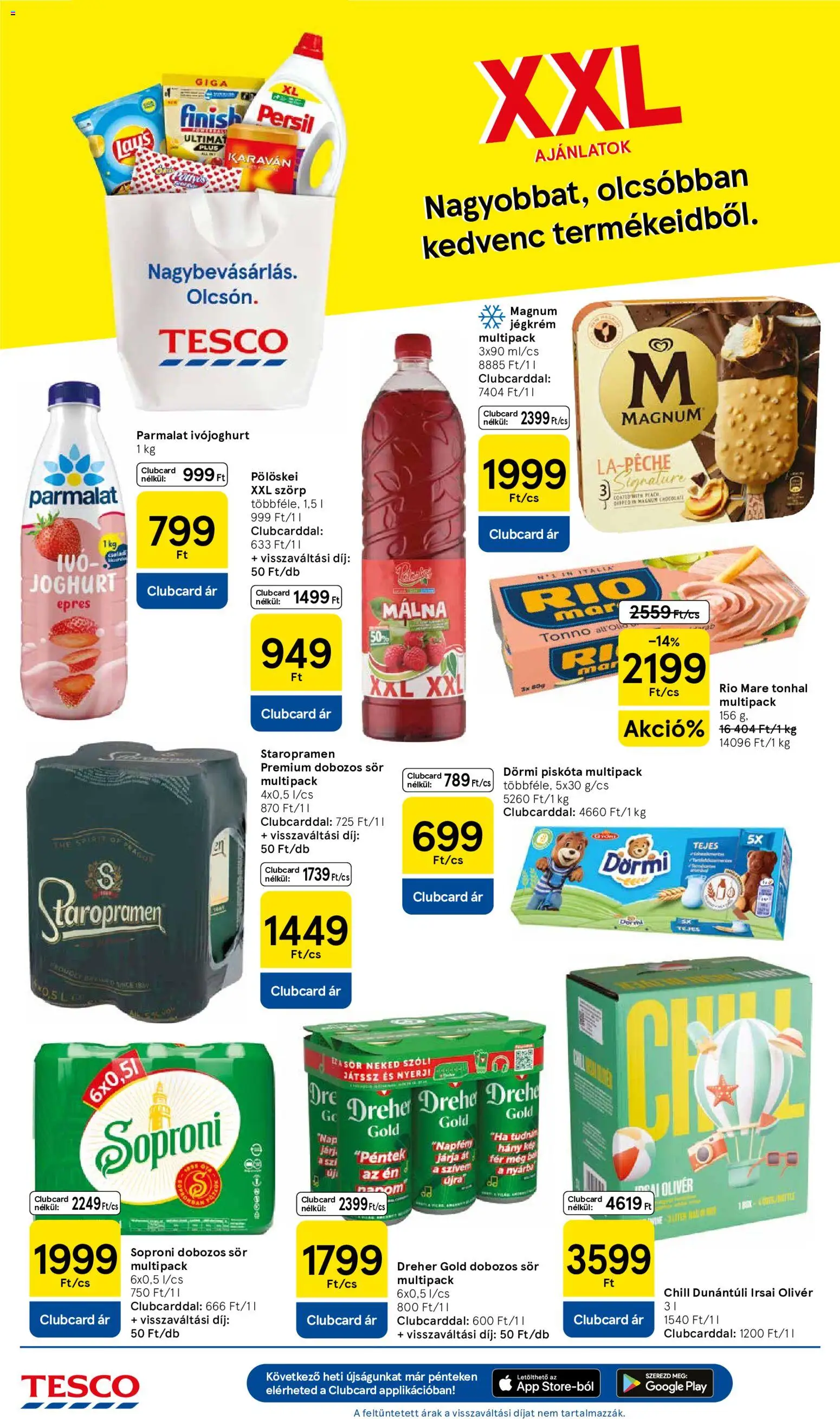 Tesco akciós ujság - amely érvényes a következő dátumtól: 2026.09.10. | Oldal: 6 | Termékek: Ivójoghurt, Málna, Soproni, Jégkrém