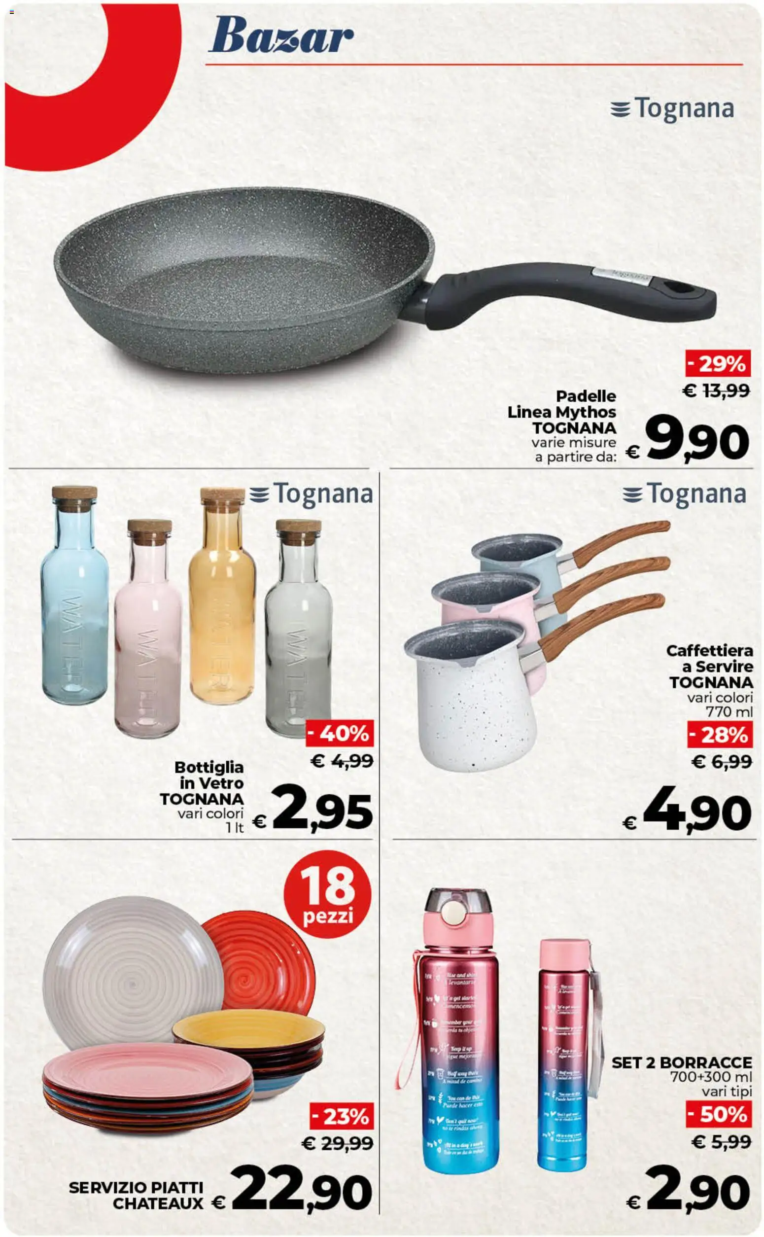 Volantino COOP del 10/07/2026 | Pagina: 44 | Prodotti: Caffettiera, Bottiglia