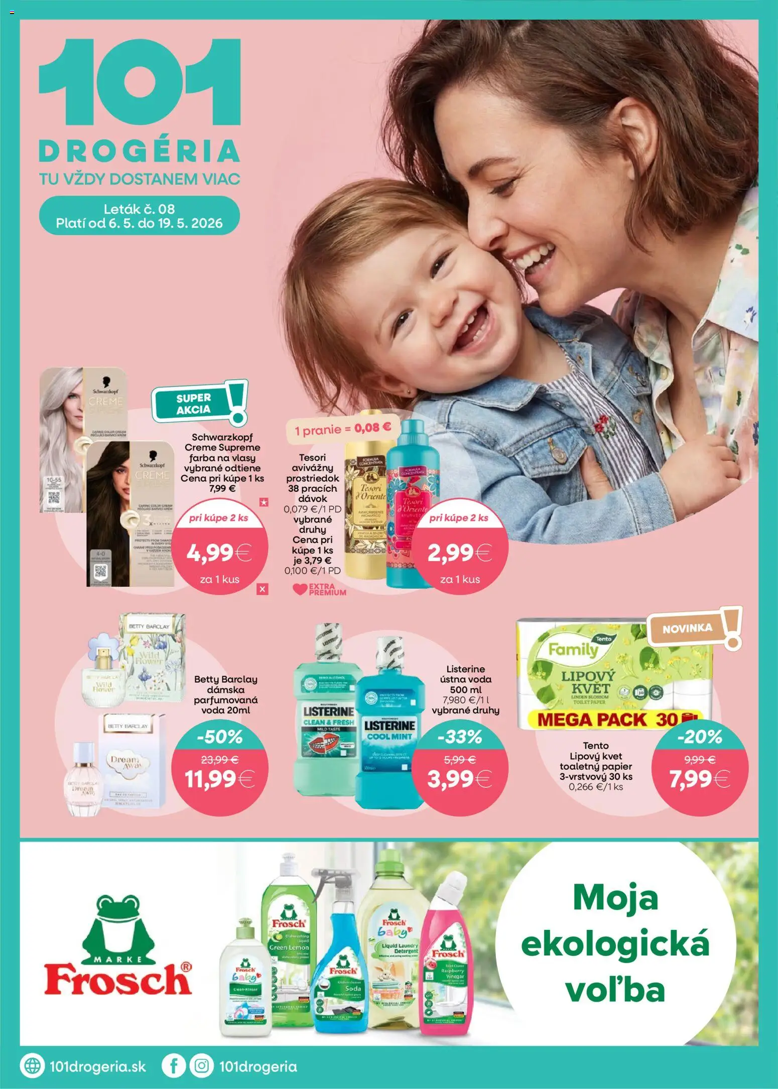 Nové 101 drogerie akcie – leták je platný od 06.05.2026 | Strana: 1