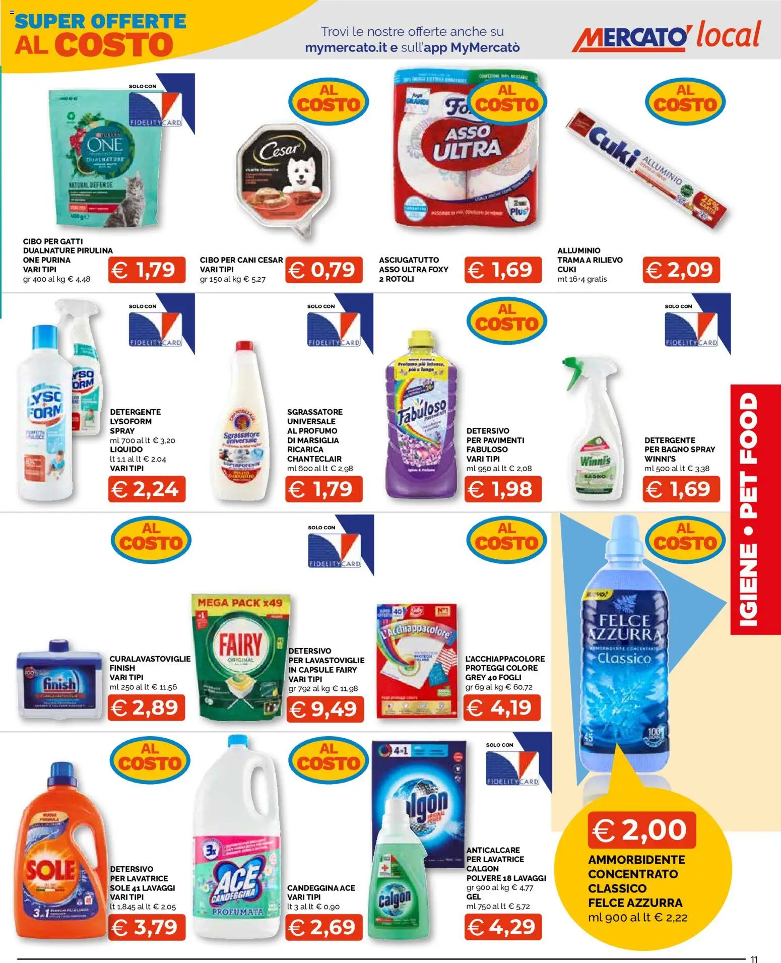 Volantino Mercatò del 25.05.2026 | Pagina: 11 | Prodotti: Anticalcare, Lavastoviglie, Bagno, Profumo