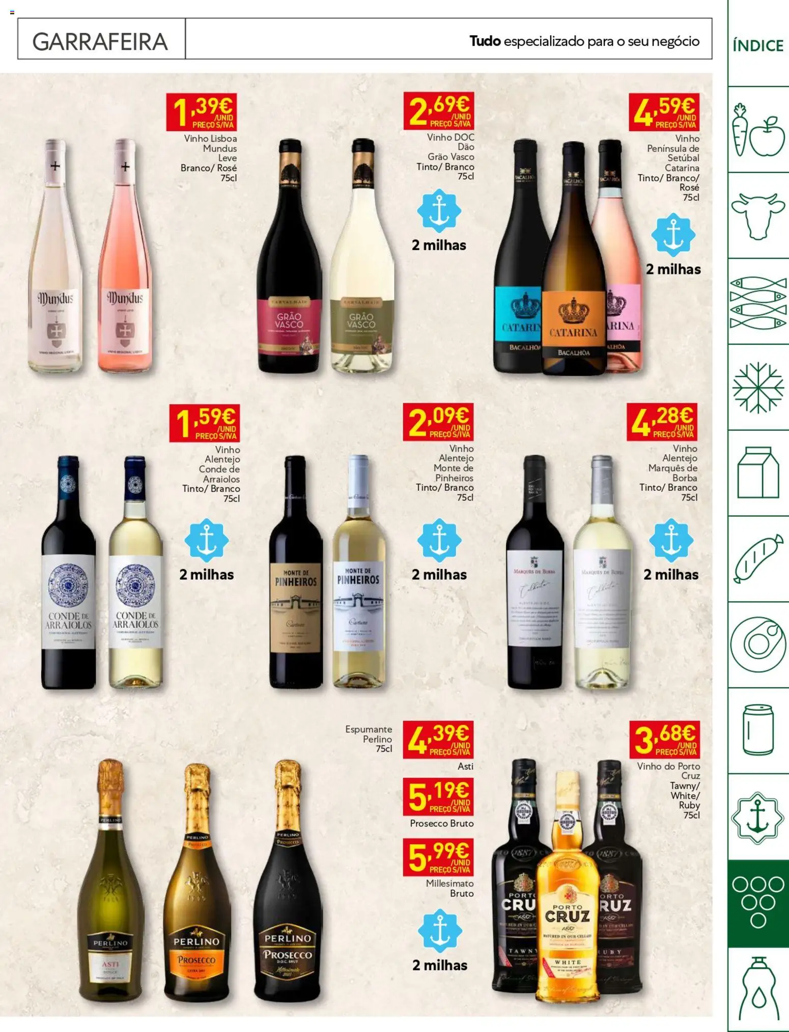 Recheio folheto Horeca │ válido de 20/10/2026 | Página: 21 | Produtos: Espumante, Prosecco, Vinho do Porto, Vinho
