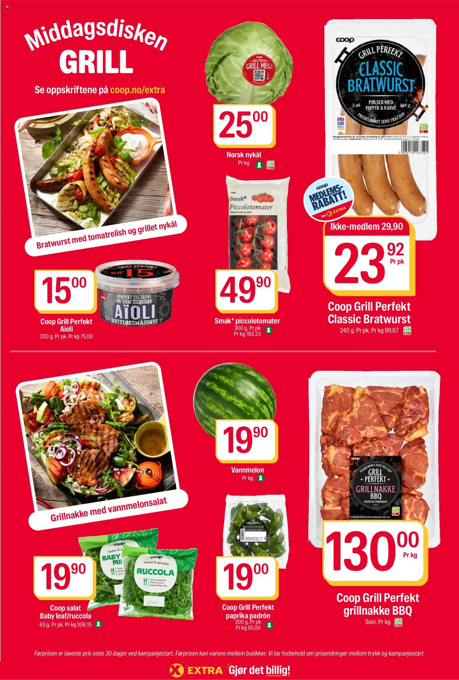 {H1} | Side: 22 | Produkter: Pølser, Toastbrød, Grill, Topper