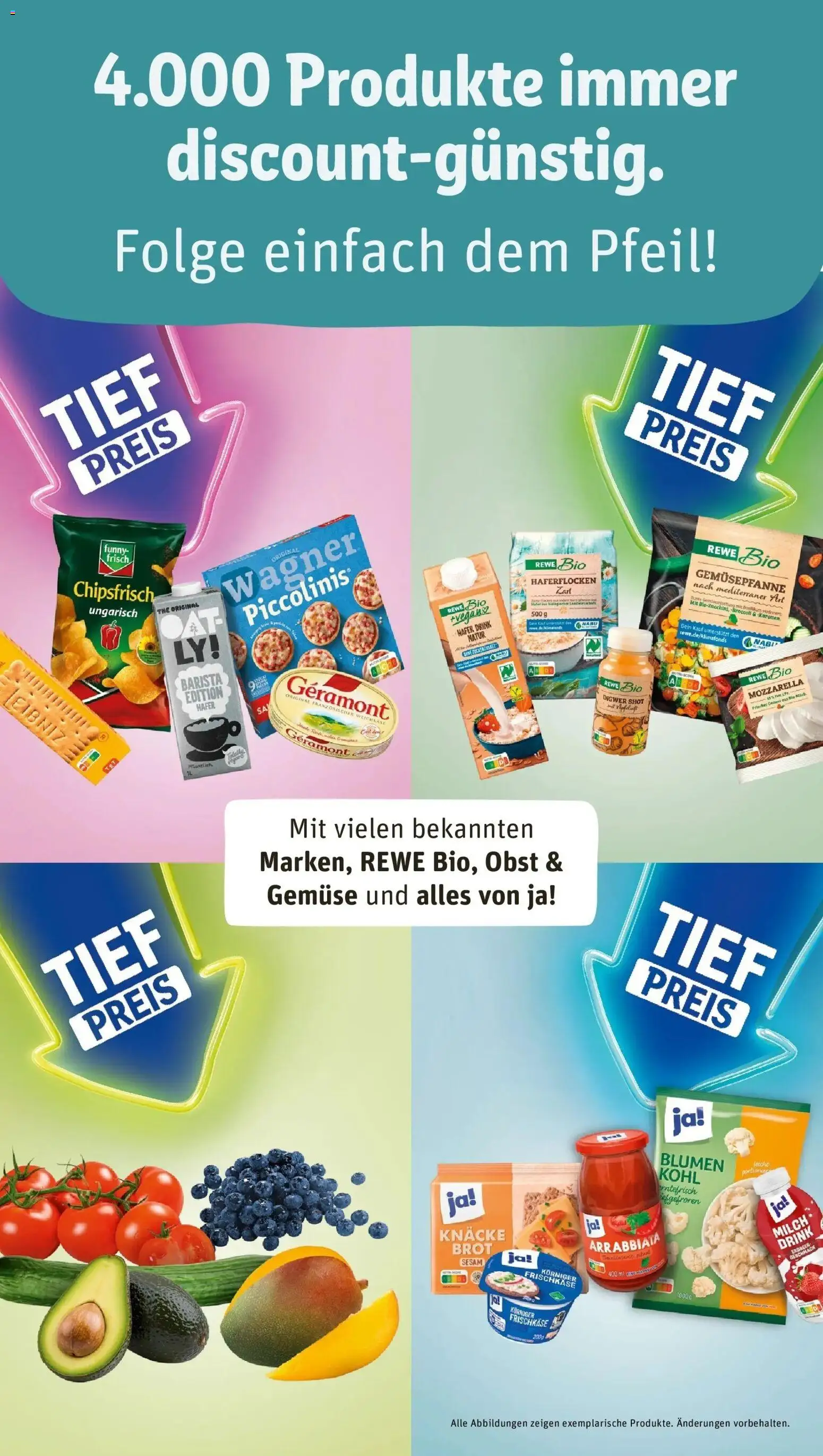 REWE Prospekt ab 21.09.2026 zum Blättern » Angebote | Seite: 32 | Produkte: Geramont, Milch, Mozzarella, Brot