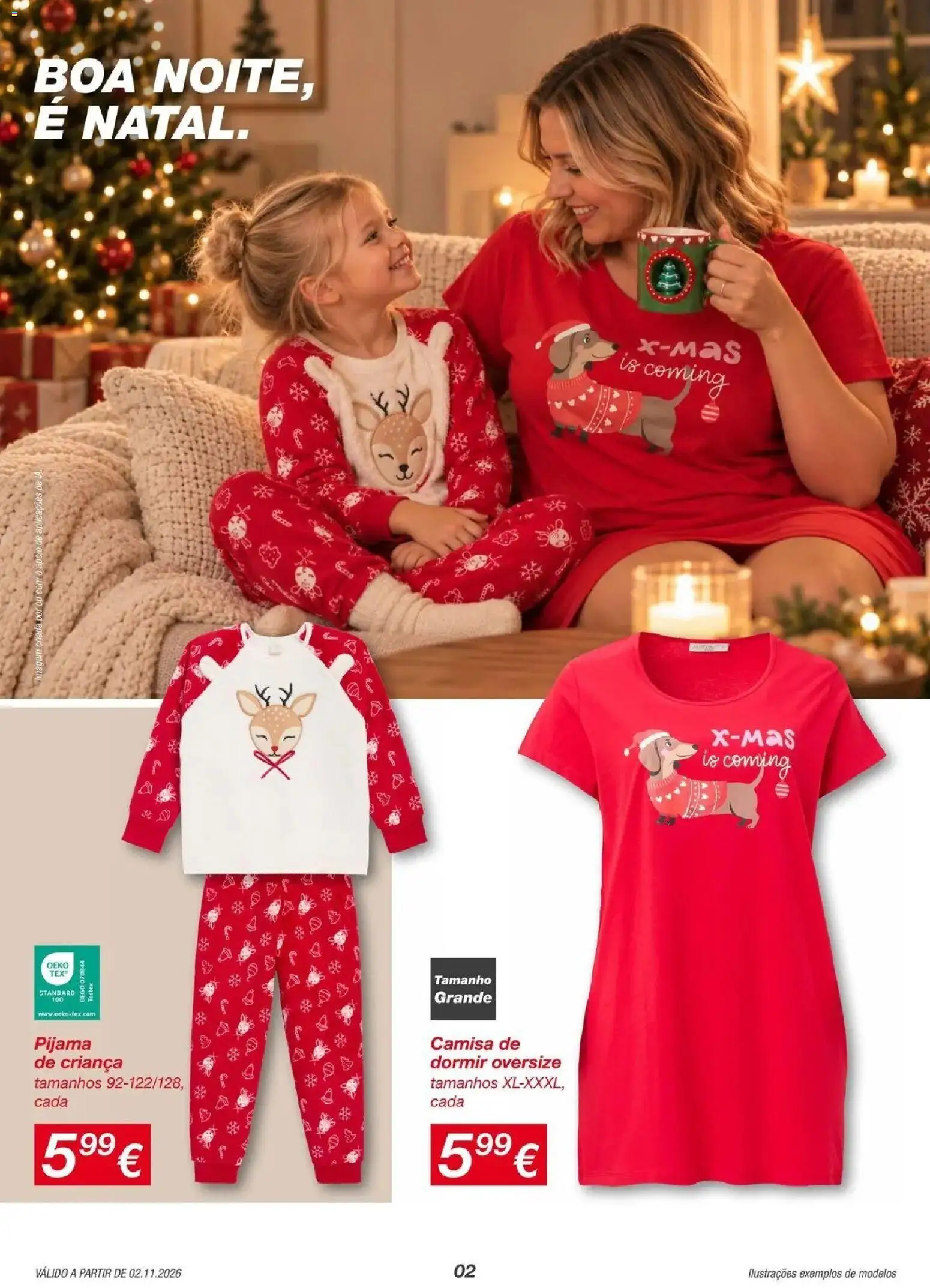 KIK - O Natal é para todos » de 30/10/2026 - 07/11/2026 | Página: 2 | Produtos: Pijama, Camisa
