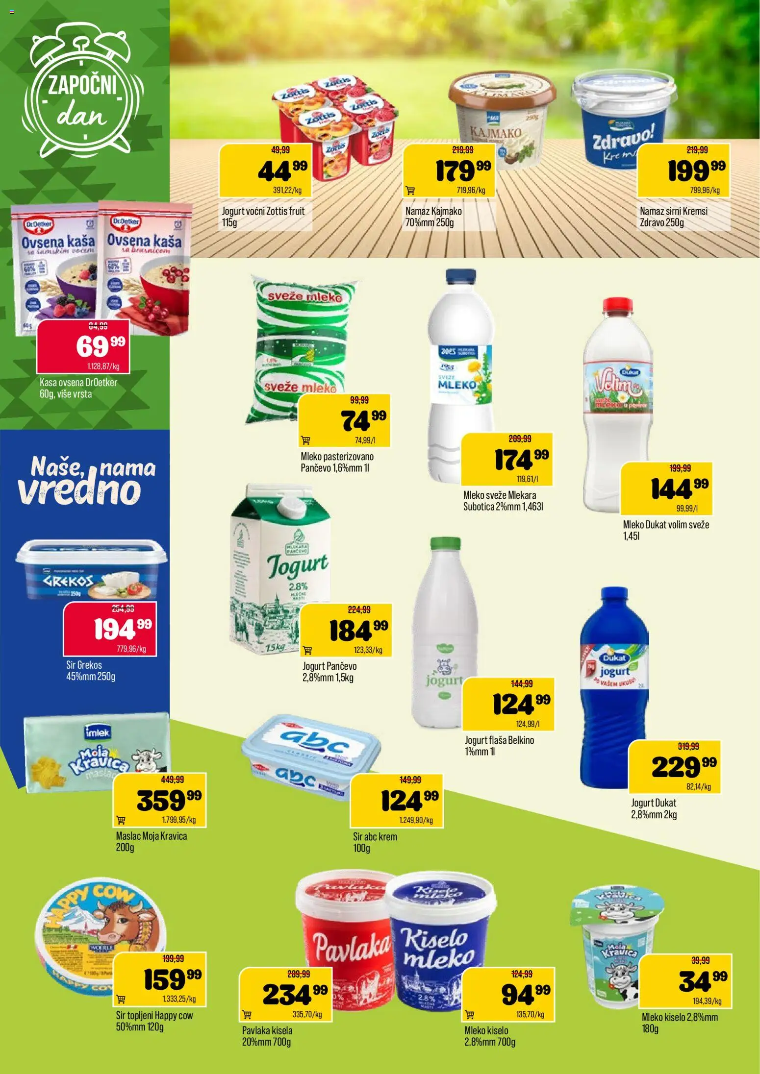 Podunavlje katalog - važi od 17.06.2026 | Strana: 4 | Proizvode: Maslac, Moja kravica, Jogurt, Pavlaka