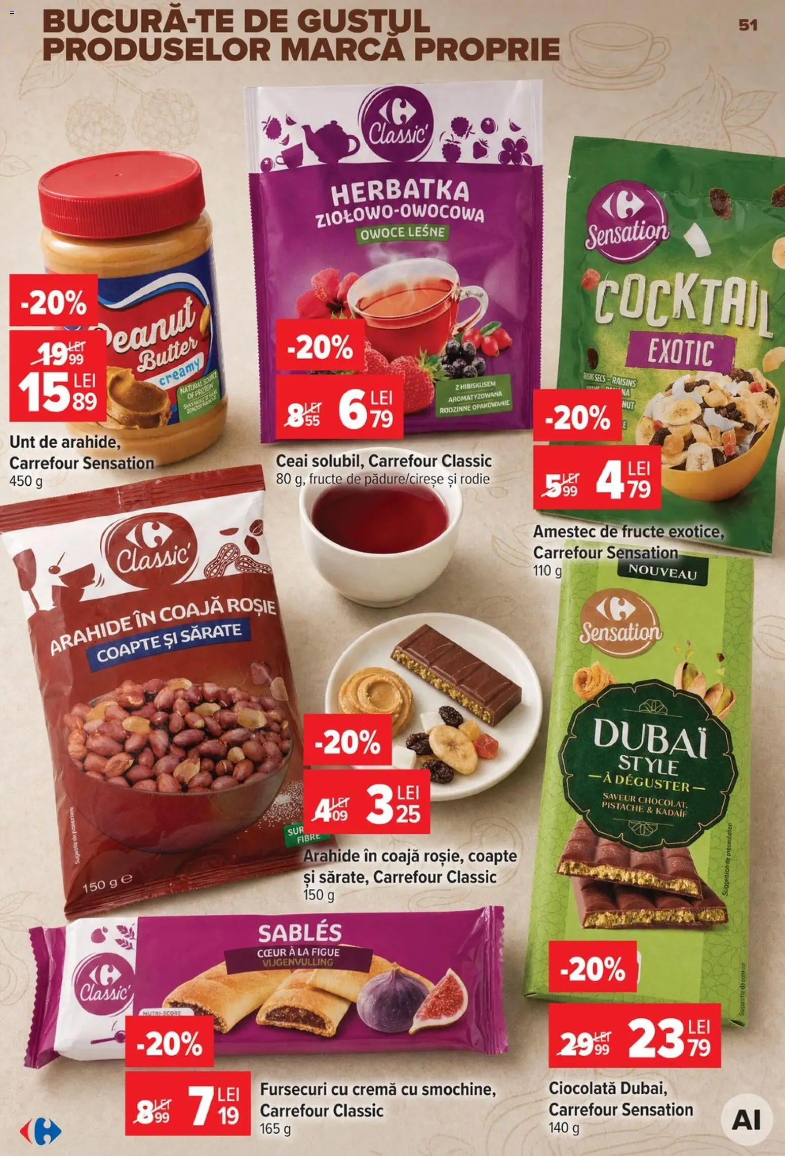 Noul catalog Carrefour – valabil de la 12.08.2026 | Pagină: 52 | Produse: Style, Cocktail, Ceai, Fructe