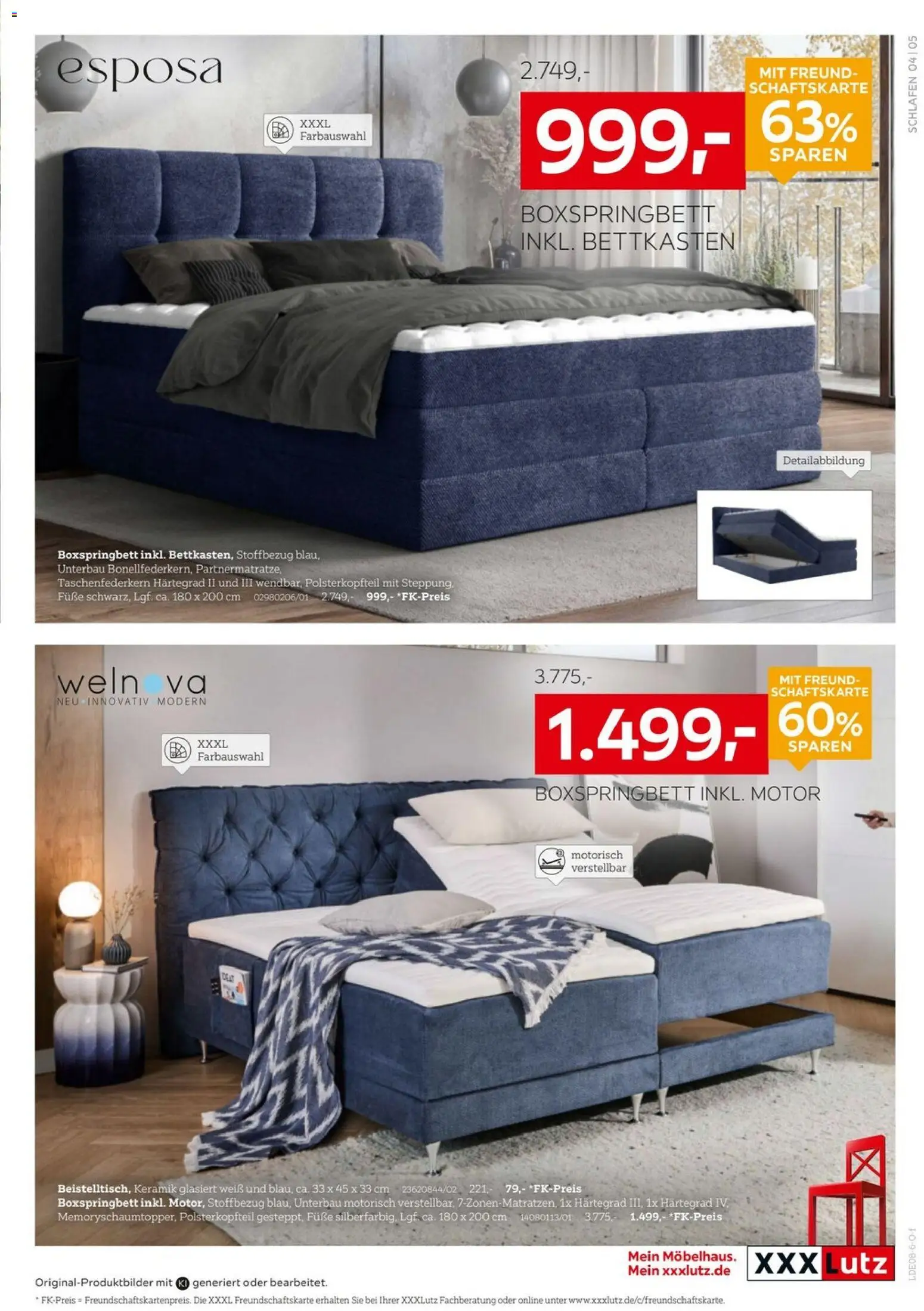 XXXLutz Boxspringbetten Spezial – gültig ab 15.08.2026 | Seite: 5 | Produkte: Boxspringbett