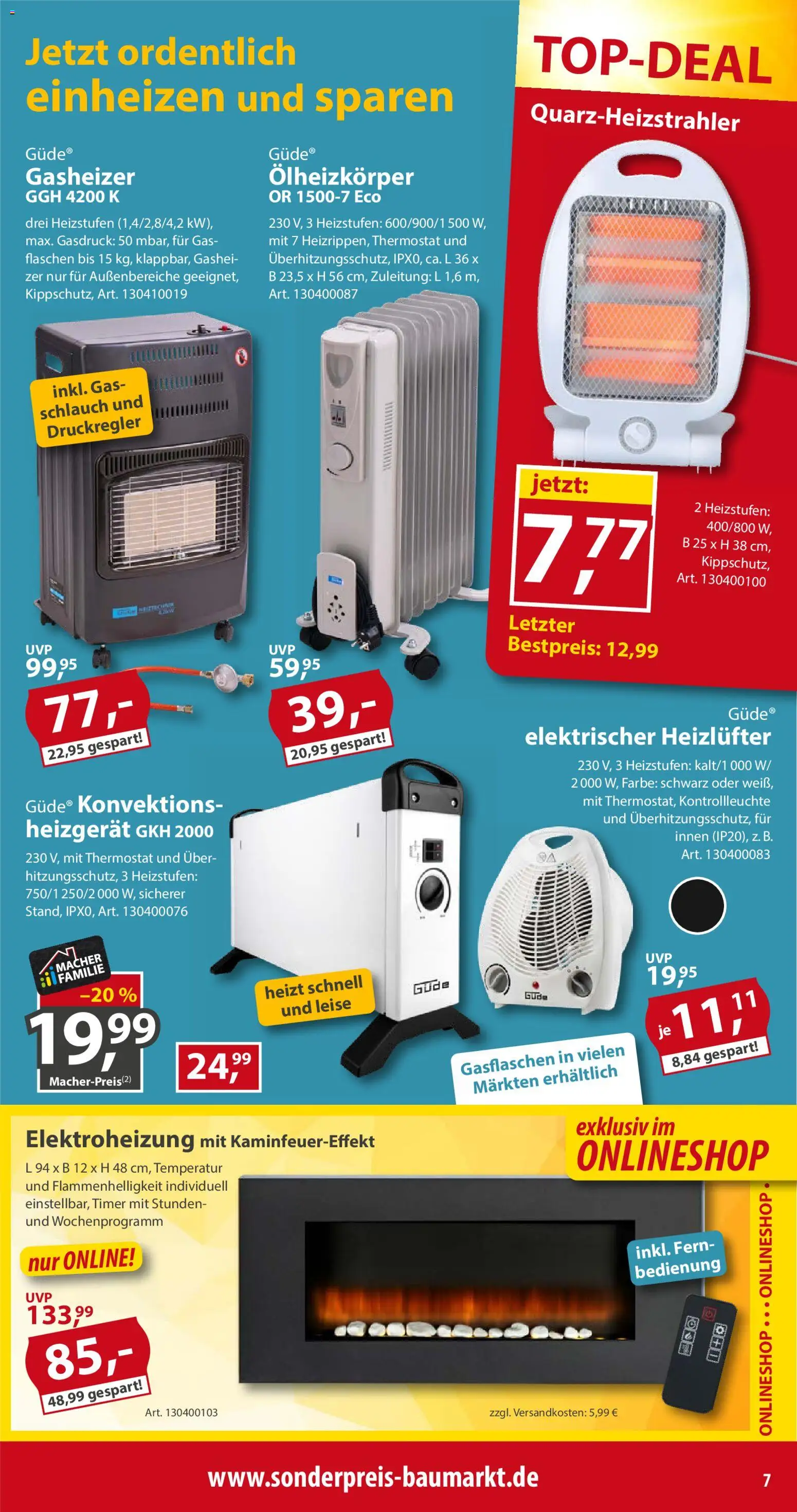Sonderpreis Baumarkt Prospekt – gültig ab 17.10.2026 | Seite: 7