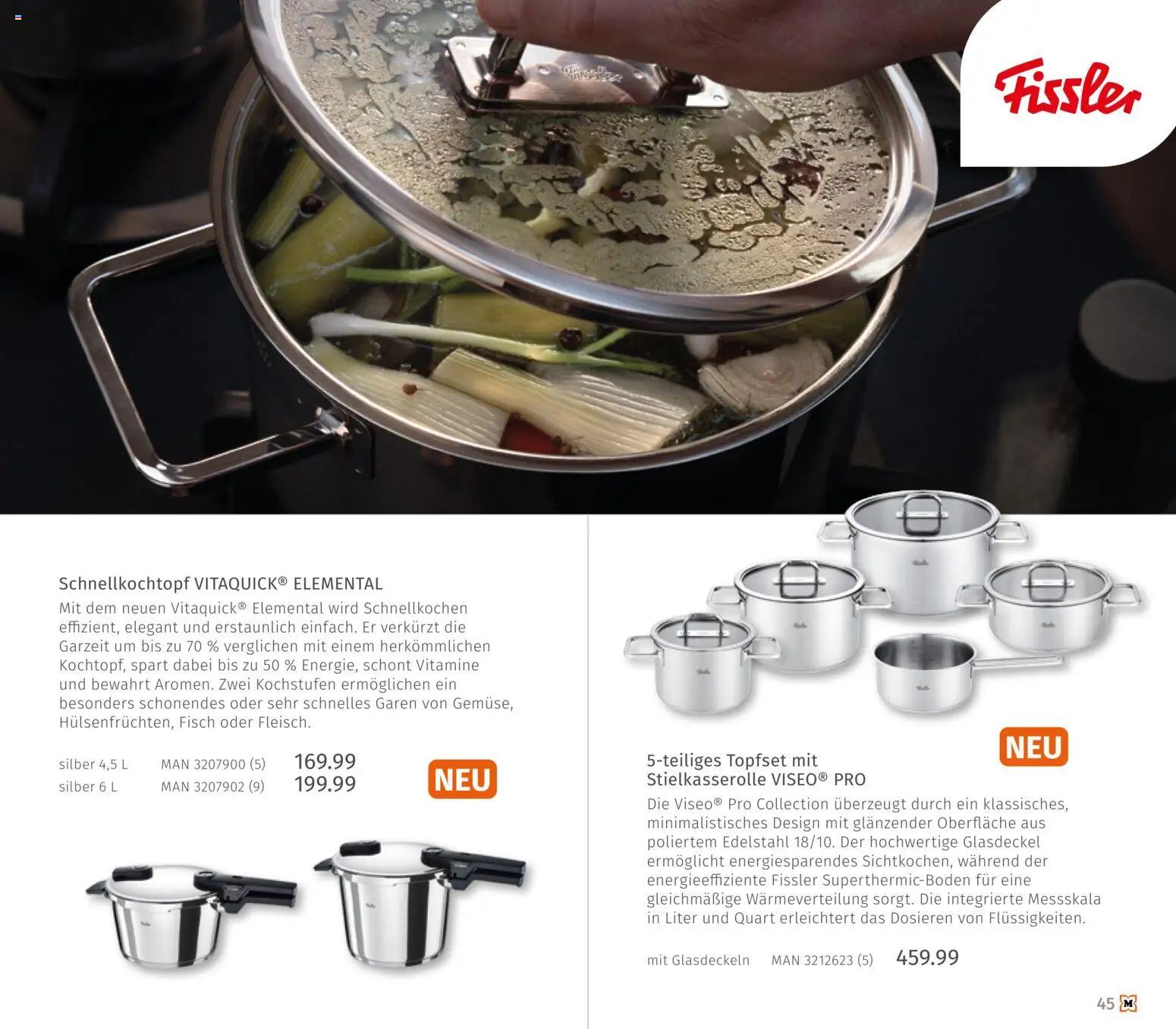 Müller Haushaltskatalog – gültig ab 01.10.2026 | Seite: 45 | Produkte: Fisch