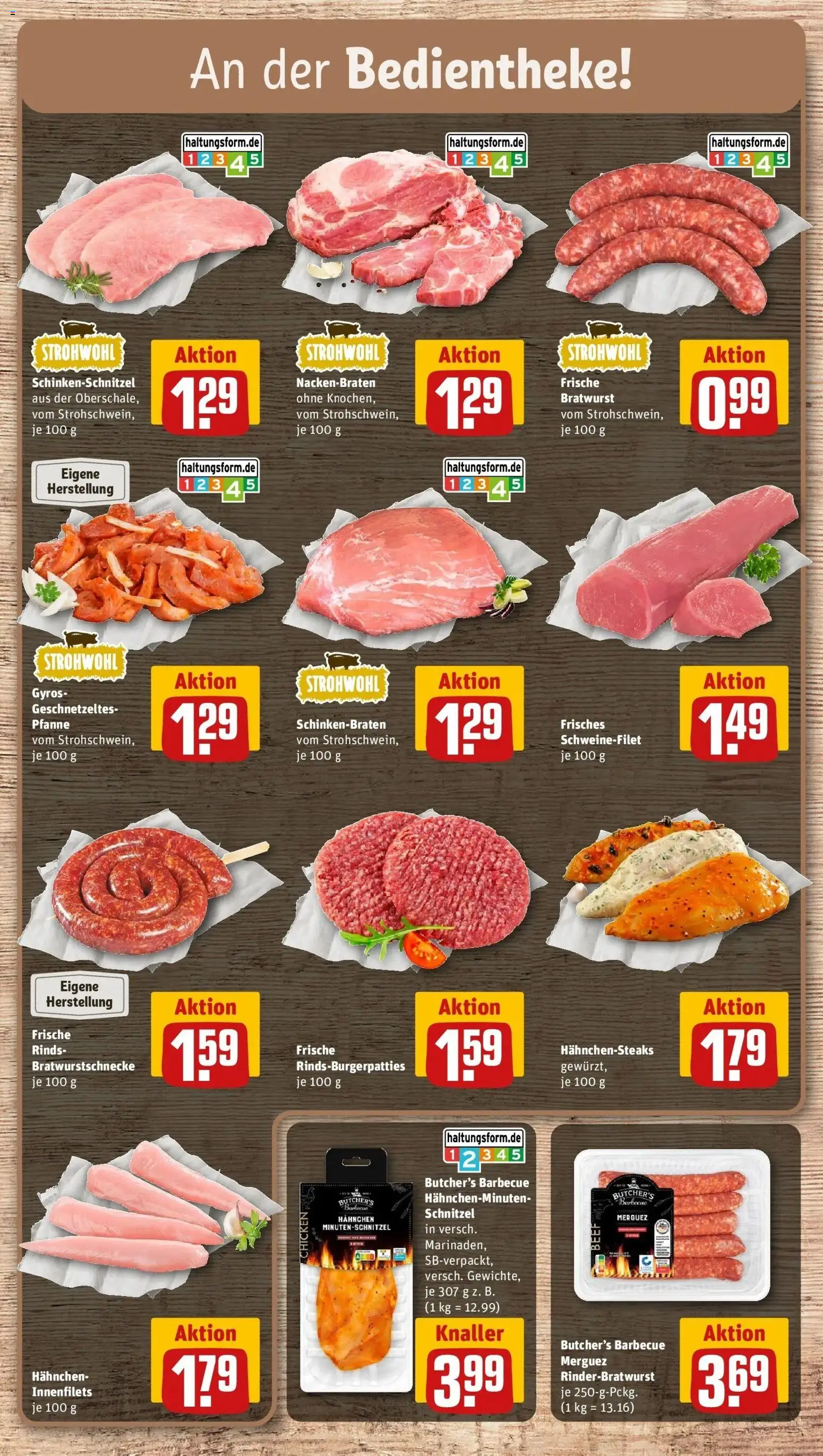 REWE Prospekt ab 31.08.2026 zum Blättern » Angebote | Seite: 8 | Produkte: Hahnchen, Bratwurst, Schnitzel, Schweinefilet