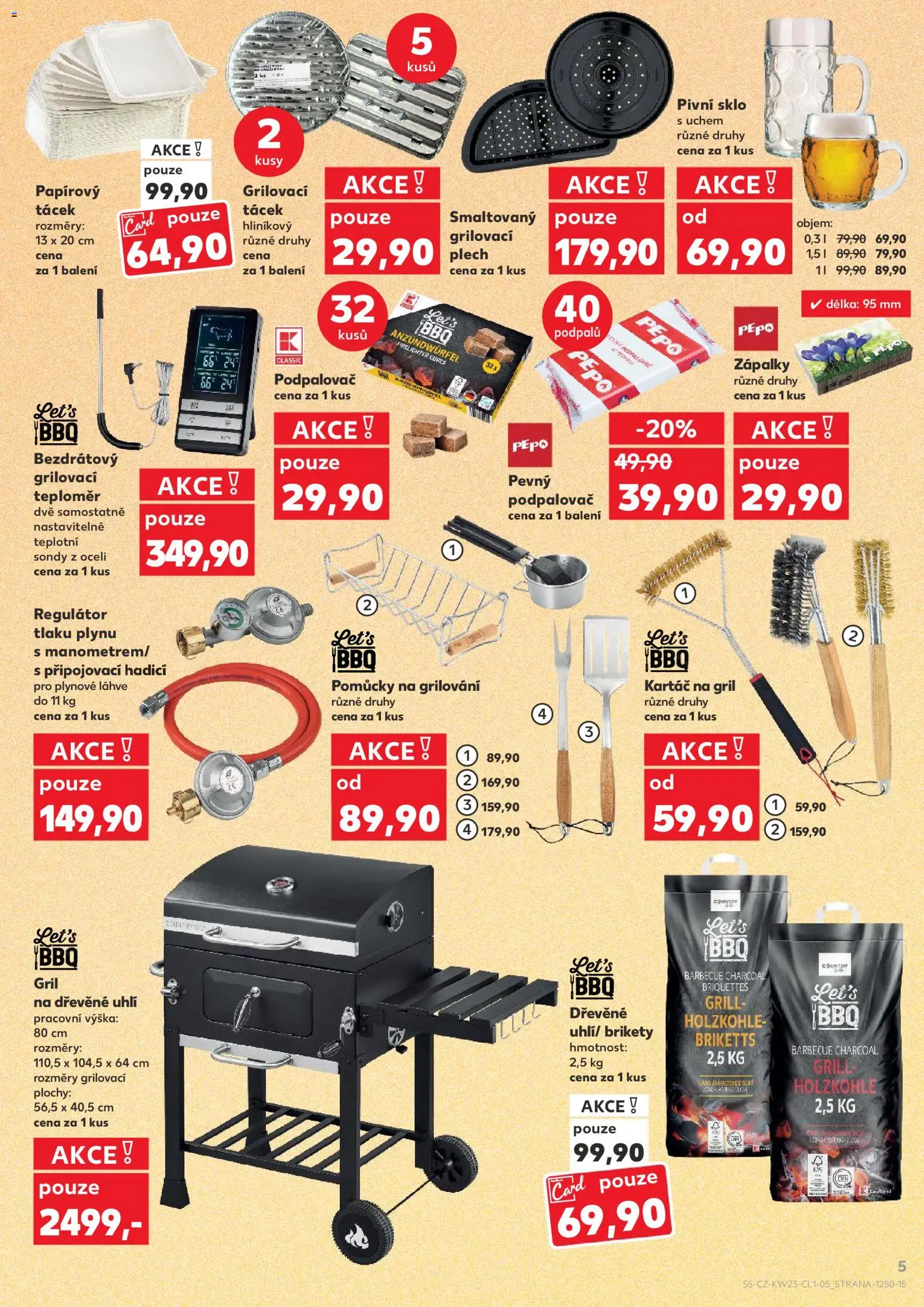 Kaufland leták - Kolín od 03.06.2026 | Strana: 5 | Produkty: Plech, Teploměr, Lahve, Pepo