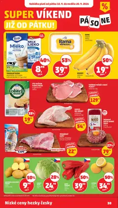 Náhled letáku SÝR TOLŠTEJN PLÁTKY MLÉKO originál 45%, SÝR TOLŠTEJN PLÁTKY MLÉKO originál 45% 100 g od 16.09.2026 | Strana: 30