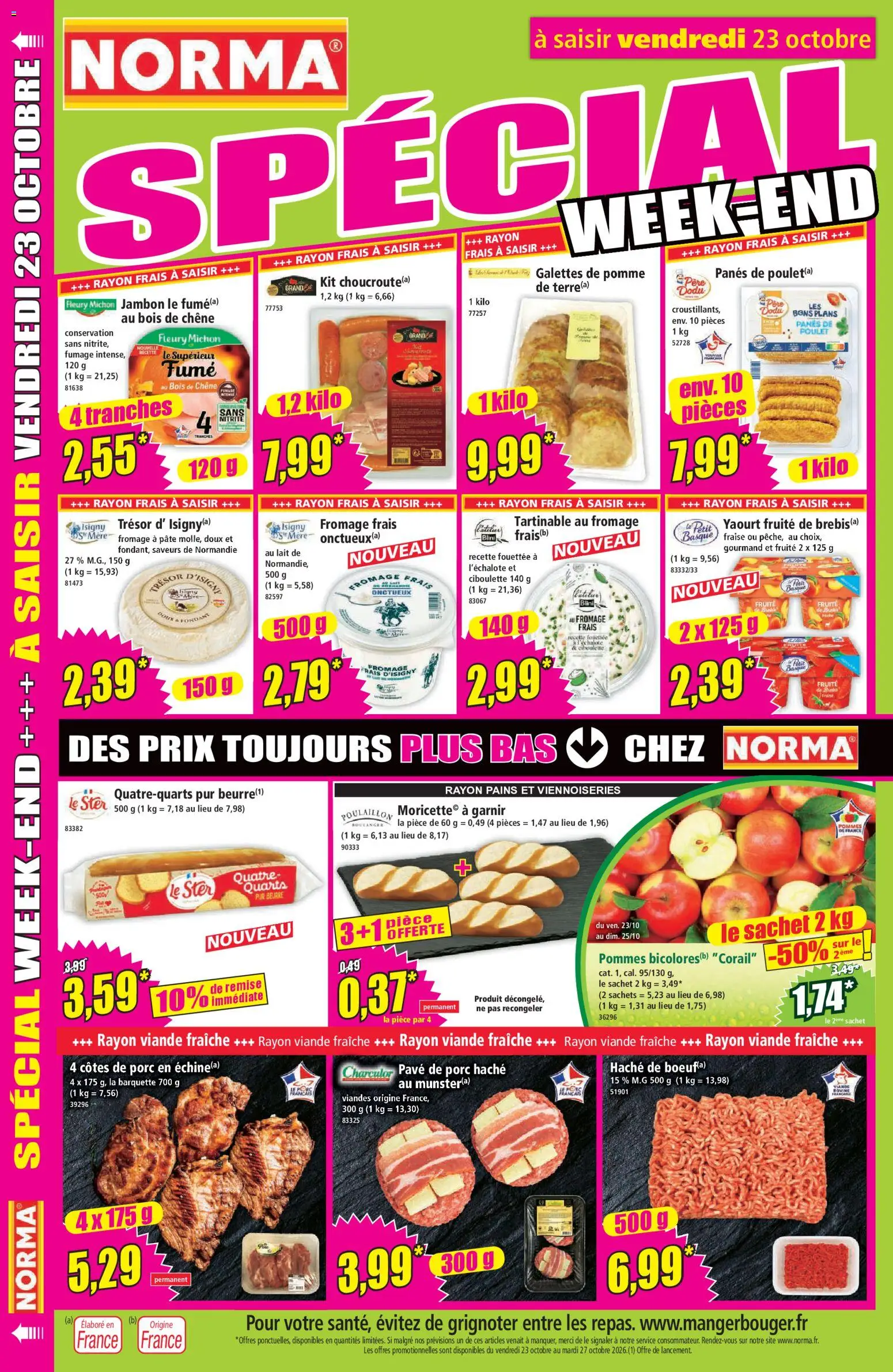 {H1} | Page: 12 | Produits: Pomme, Lait, Yaourt, Pommes