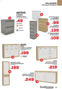 Anteprima del volantino Conforama volantino Arredo valido a partire dal 22/06/2026 | Pagina: 89