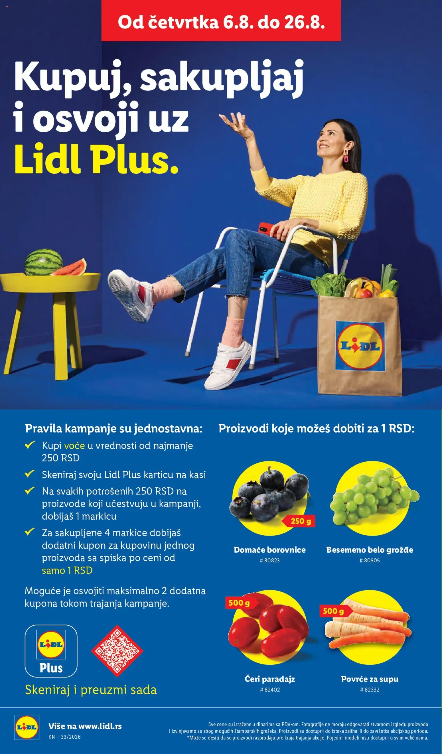 Lidl katalog - važi od 13.08.2026 | Strana: 70 | Proizvode: Voće, Čeri paradajz, Borovnice, Paradajz
