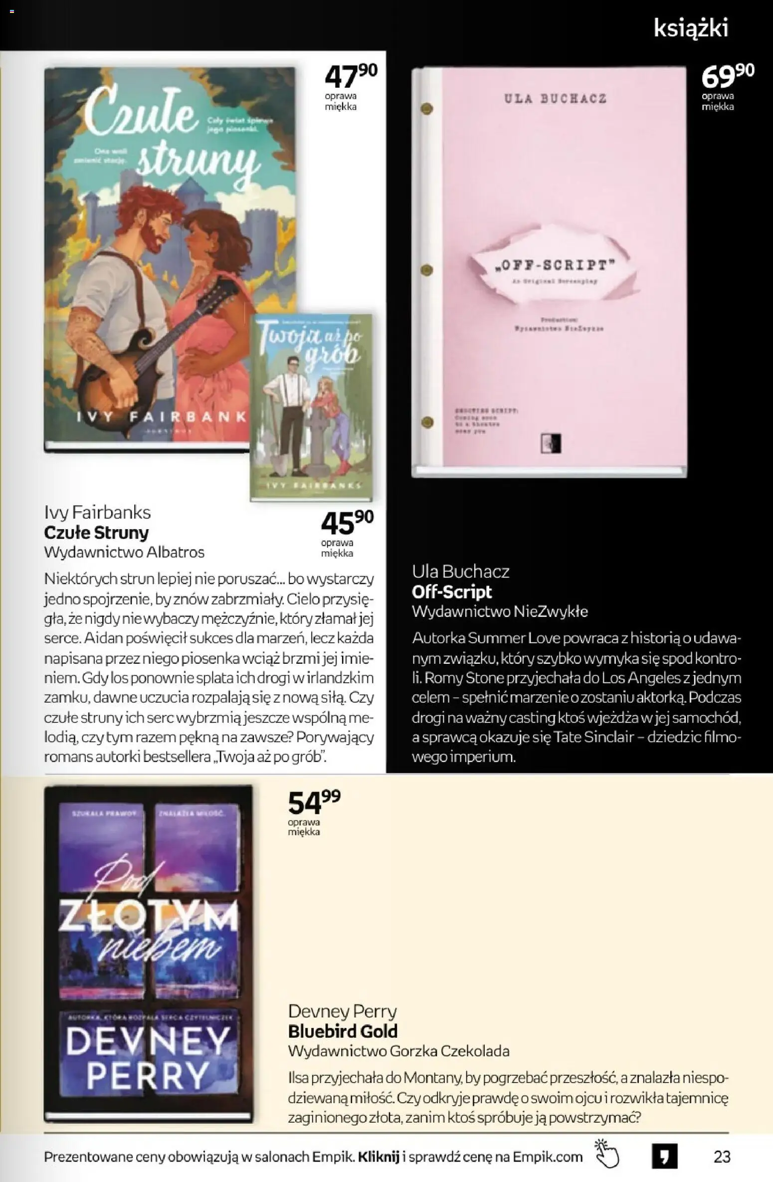 Empik promocje - Tom kultury Książki od 14.10.2026 | Strona: 23 | Produkty: Książki, Czekolada