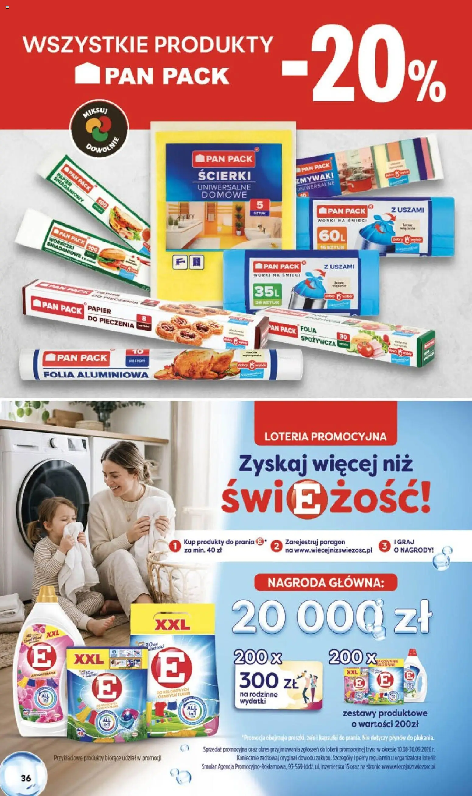 Delikatesy Centrum gazetka - Sklepy Własne od 27.08.2026 | Strona: 36 | Produkty: Kapsułki, Folia aluminiowa, Folia spożywcza, Folia