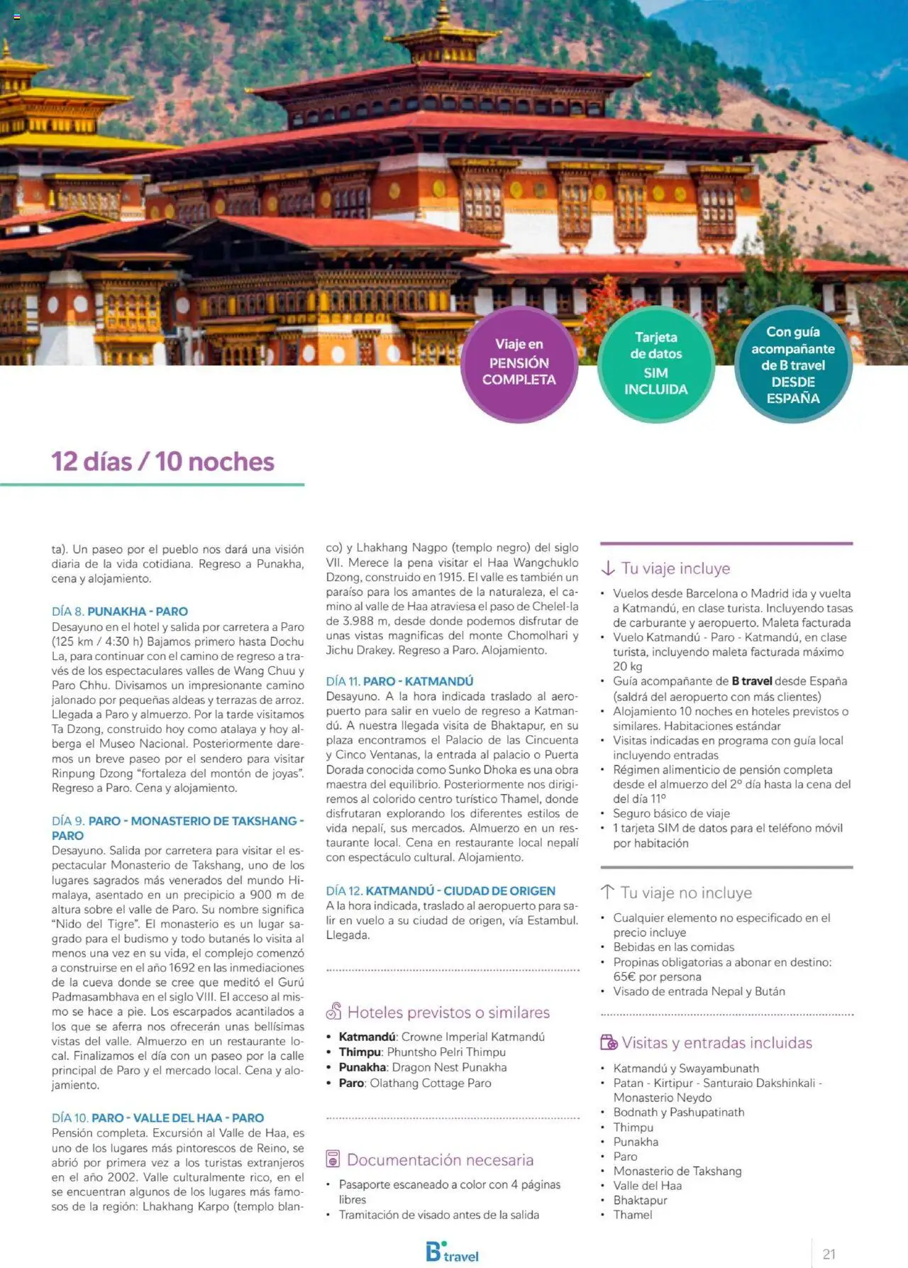 B the travel brand Viajeros Expertos Internacional 2026 │ válido desde el 03/10/2025 | Página: 21 | Productos: Maleta, Teléfono, Móvil, Bebidas