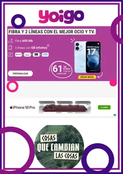 Vista previa Yoigo ofertas válido desde el 15/10/2026