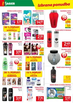 Jager katalog akcije – veljaven od 30.09.2026 | Stran: 14 | Izdelki: Plenice, Sveča, Deodorant, Barva