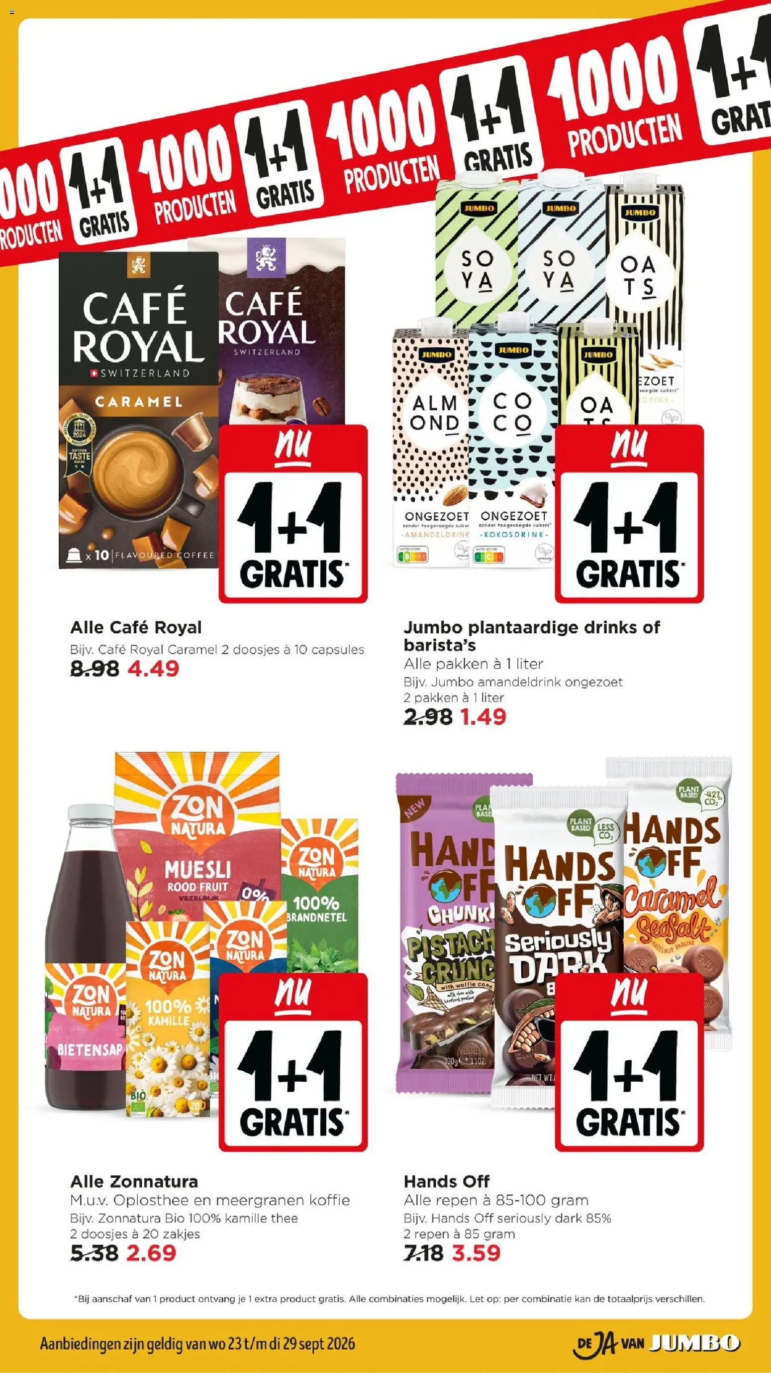 {H1} | Pagina: 7 | Producten: Koffie, Thee, Kan, Muesli