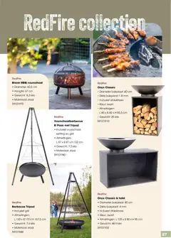 Hanos folder - BBQ & Buiten koken special - Voorbeeld van een folder van Hanos, geldig van 29-06-2026 | Pagina: 27 | Producten: Gewicht, Grill, Tafel, Barbecue