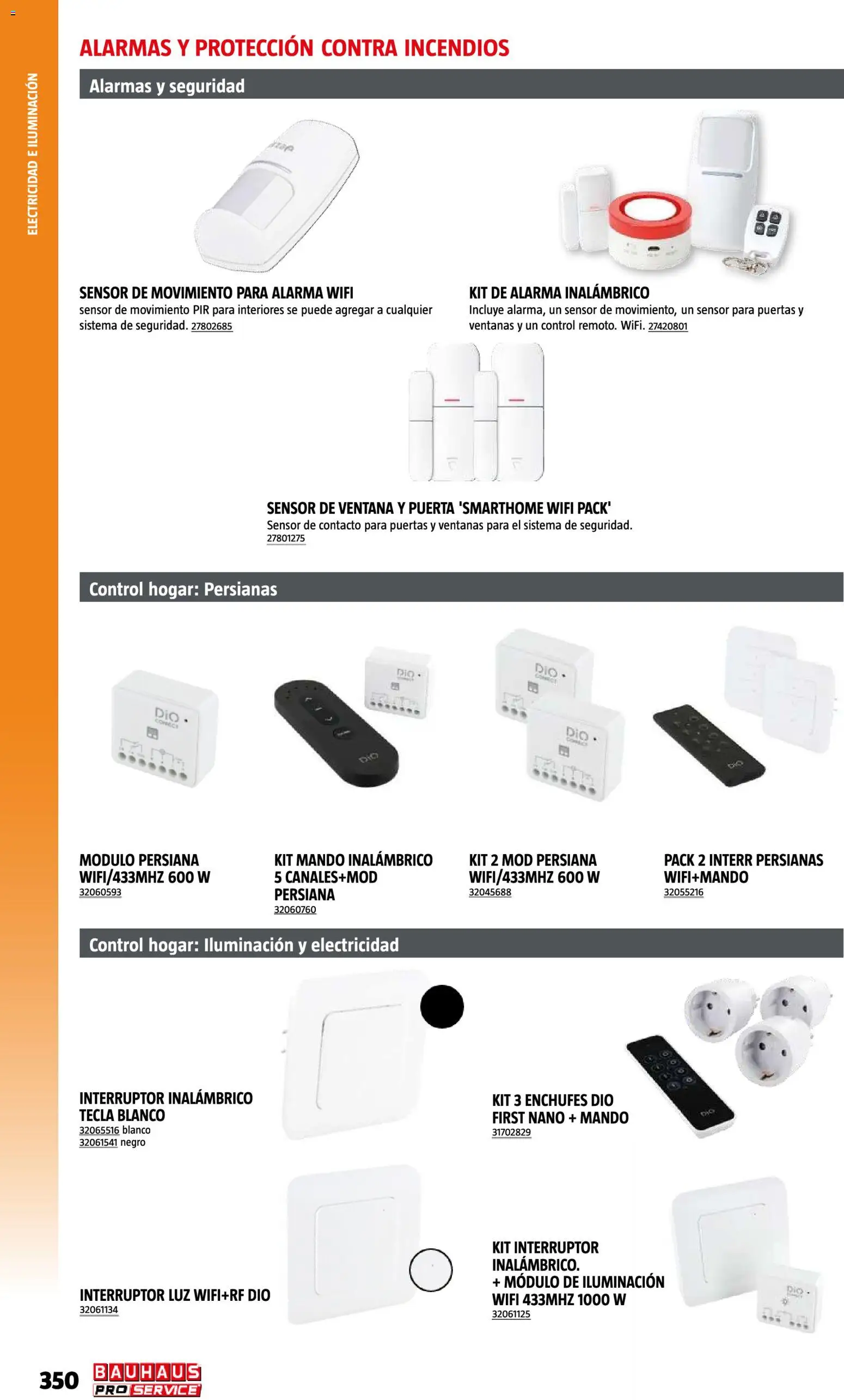 Bauhaus ProService │ válido desde el 11/05/2026 | Página: 350 | Productos: Iluminación, Puertas