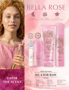 Justine specials catalogue – valid from 15/09/2026 | Page: 4 | Products: Body spray, Deodorant, Purse spray, Lotion