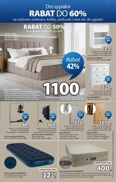 Pogląd oferty "Szafa LINTRUP, Okleina. Wyposażenie szafy: 4 półki i 1 drążek do zawieszania. S109 x W220 x G61 cm* 1 SZT." - ważna od 07.10.2026 | Strona: 9 | Produkty: Rama, Materac, Szafa, Stolik nocny