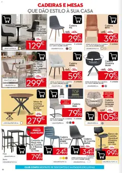 Pré-visualização Conforama folheto válido de 24/09/2026 | Página: 10 | Produtos: Cadeira de jantar, Cadeiras, Mesa, Cadeira