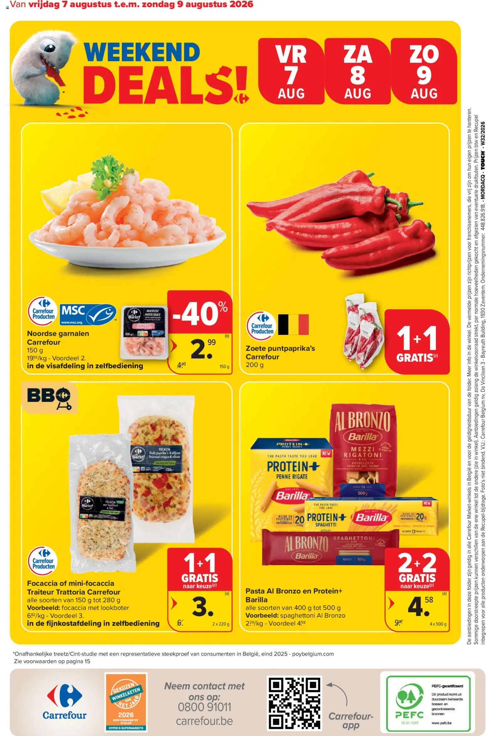 {H1} | Pagina: 16 | Producten: Spaghetti, Barilla, Focaccia, Garnalen