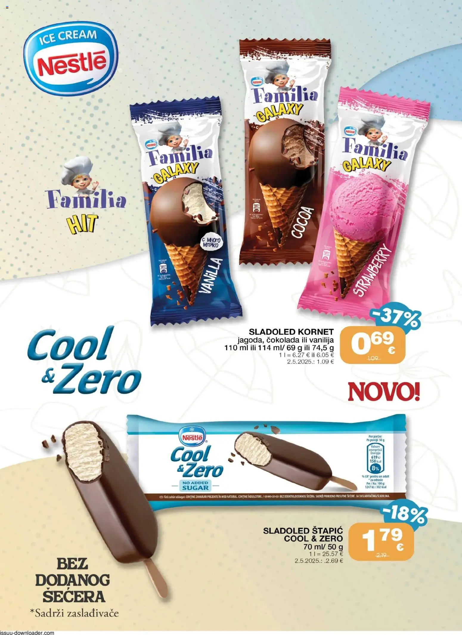 Stanić Diskont katalog | vrijedi od 11.06.2026 | Stranica: 2 | Proizvodi: Čokolada, Sladoled, Kornet