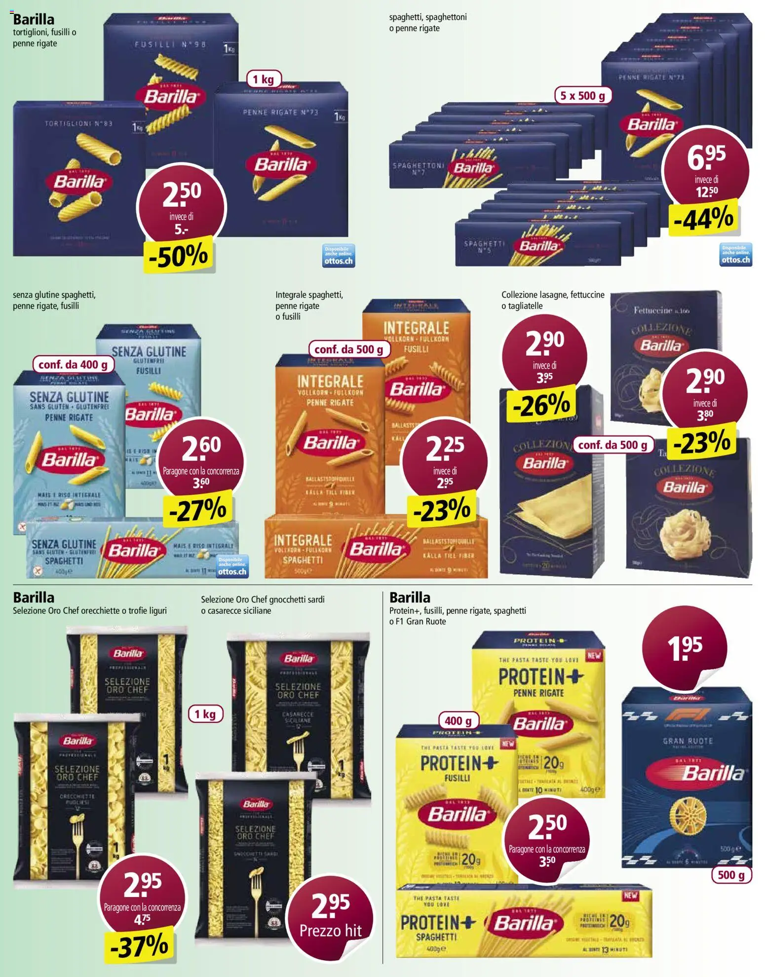 Otto's aktionen IT – gültig ab 22.09.2026 | Seite: 2 | Produkte: Barilla, Mais, Pasta