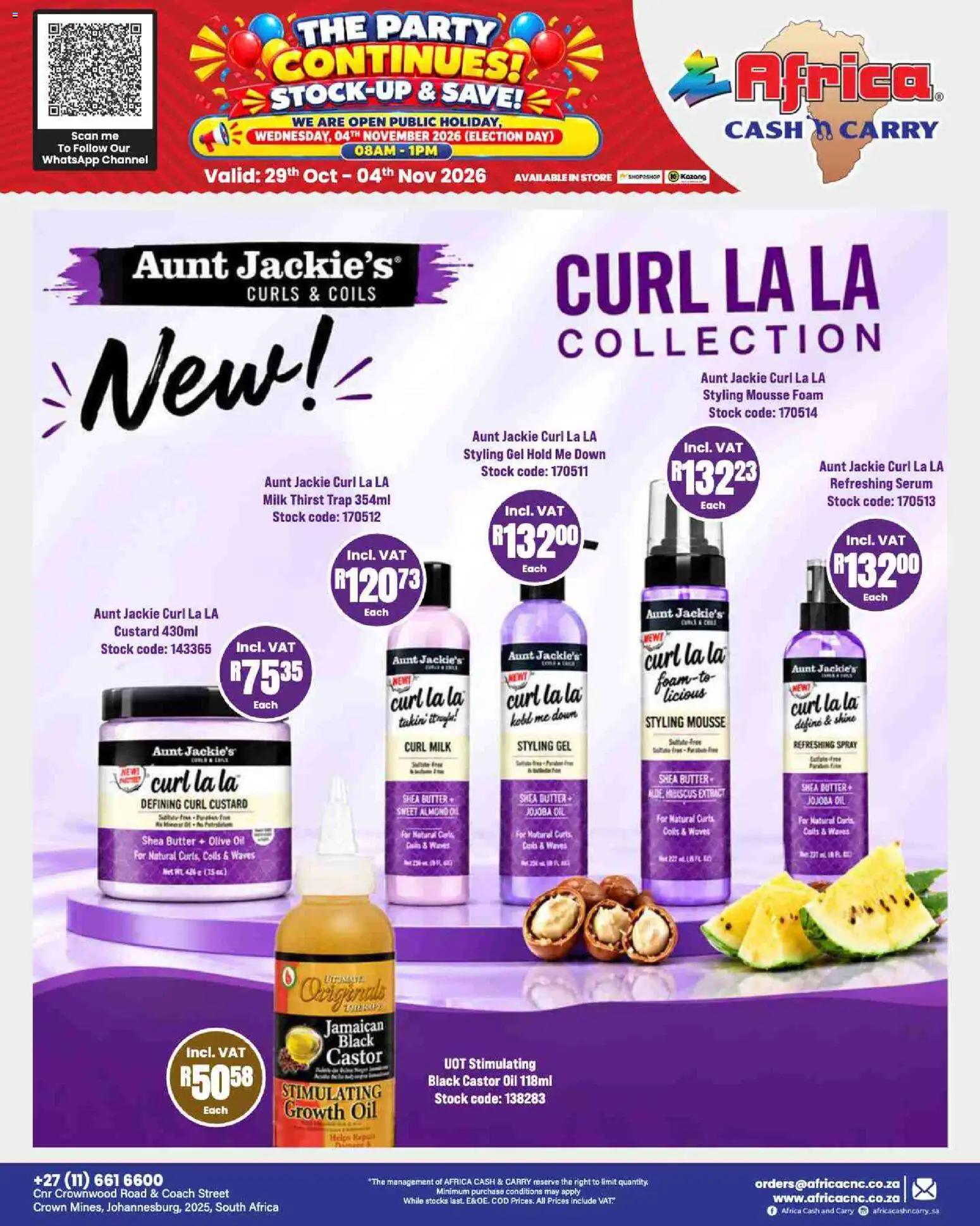 New Africa Cash & Carry catalogue – valid from 29/10/2026 | Page: 130