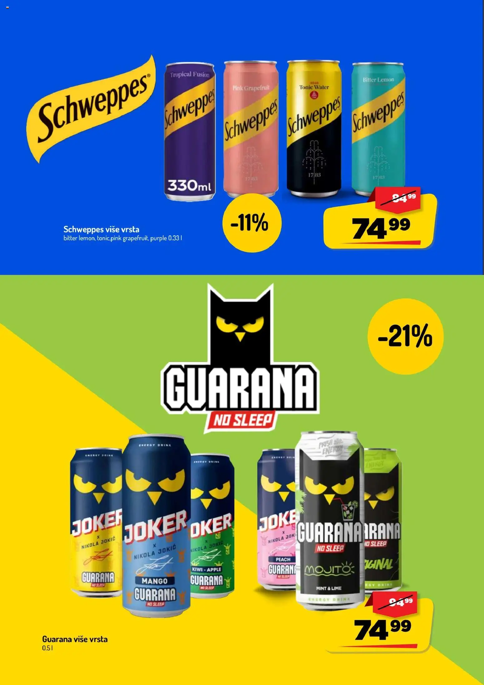 Aman katalog - važi od 03.08.2026 | Strana: 28 | Proizvode: Mango, Schweppes, Guarana