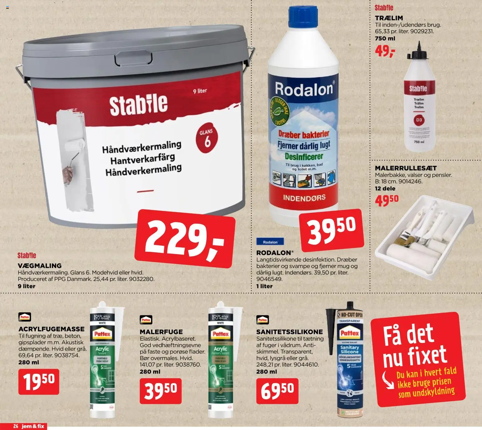 Jem & fix tilbudsavis – gyldig fra 17.05.2026 | Side: 26 | Produkter: Svampe, Toilet, Søm, Bad
