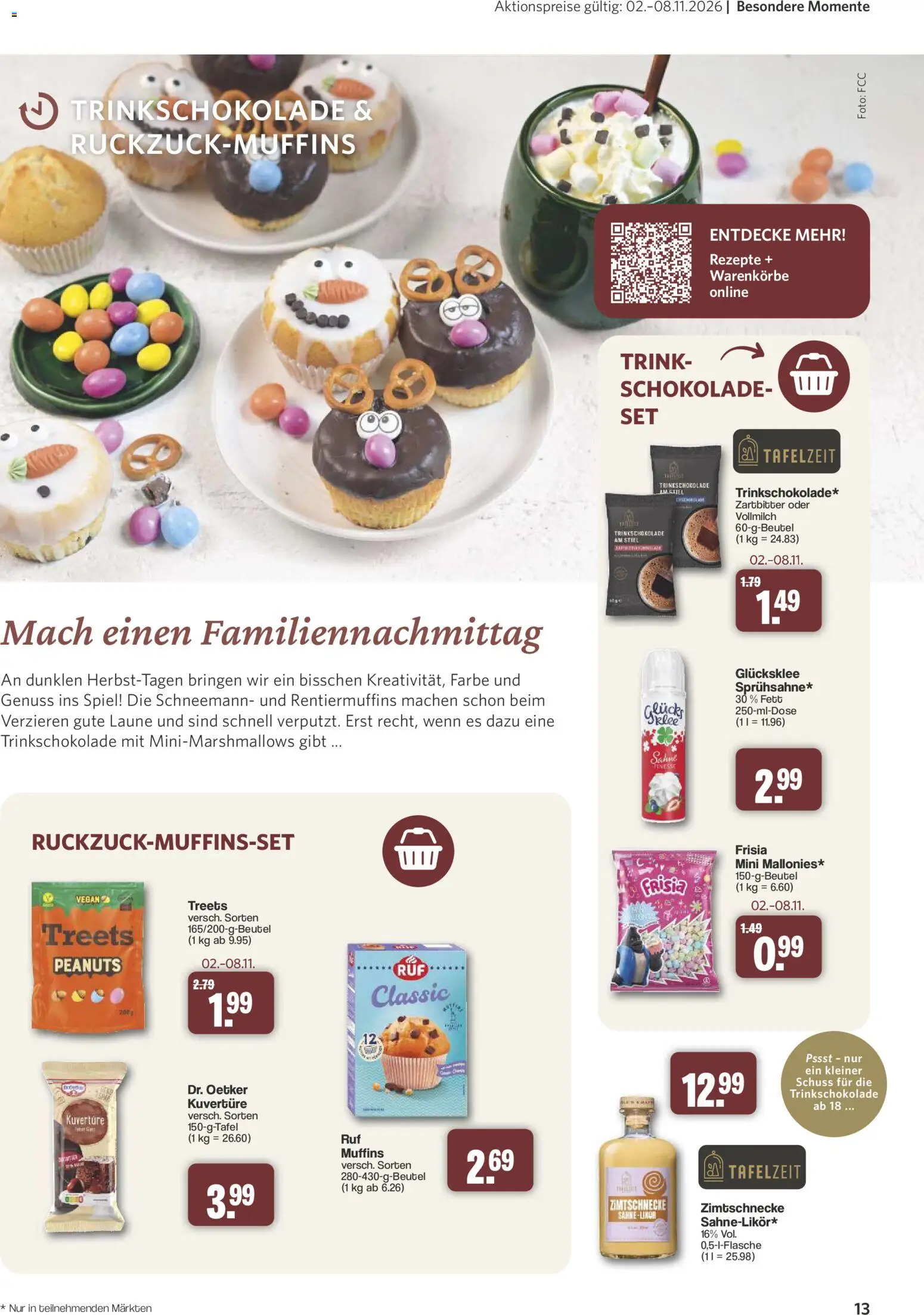 Famila Nordwest myTime November 2026 – gültig ab 26.10.2026 | Seite: 13 | Produkte: Spiel, Schokolade