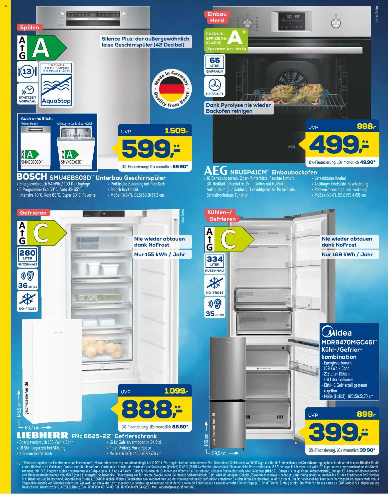 Euronics Prospekt Genau Richtig – gültig ab 15.08.2026 | Seite: 10 | Produkte: Liebherr, AEG, Geschirrspüler, Backofen