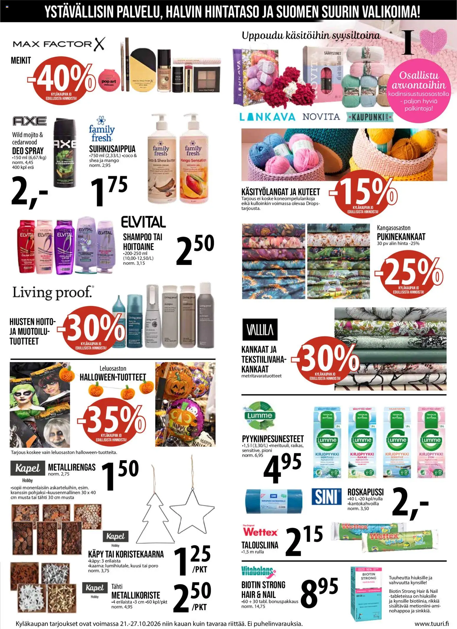 Tuuri tarjoukset – voimassa 21/10/2026 alkaen | Sivu: 2