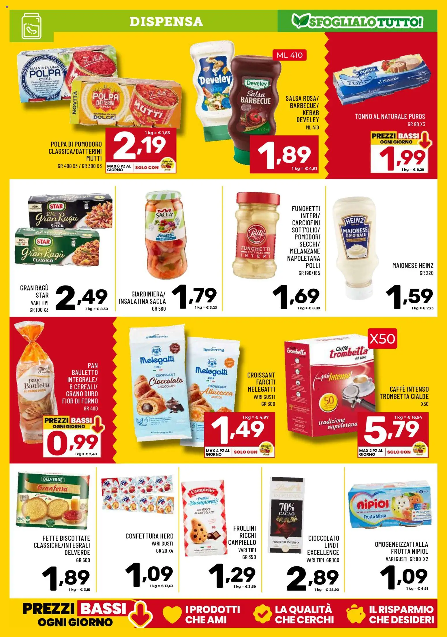 Volantino Il Centesimo del 22.05.2026 | Pagina: 9 | Prodotti: Salsa, Pomodoro, Melanzane, Mutti